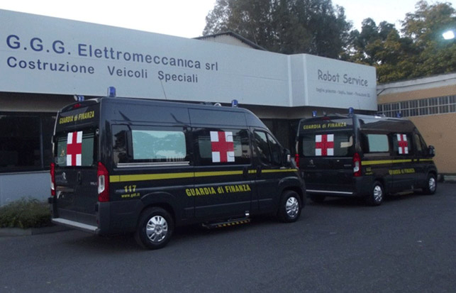 GGG elettromeccanica realizza due ambulanze speciali per Expo 2015