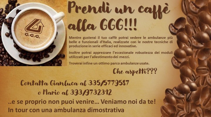 Vieni a prendere un caffè da noi !